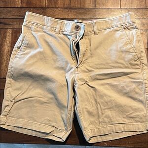 Sonoma Men's Beige Flat Front Shorts